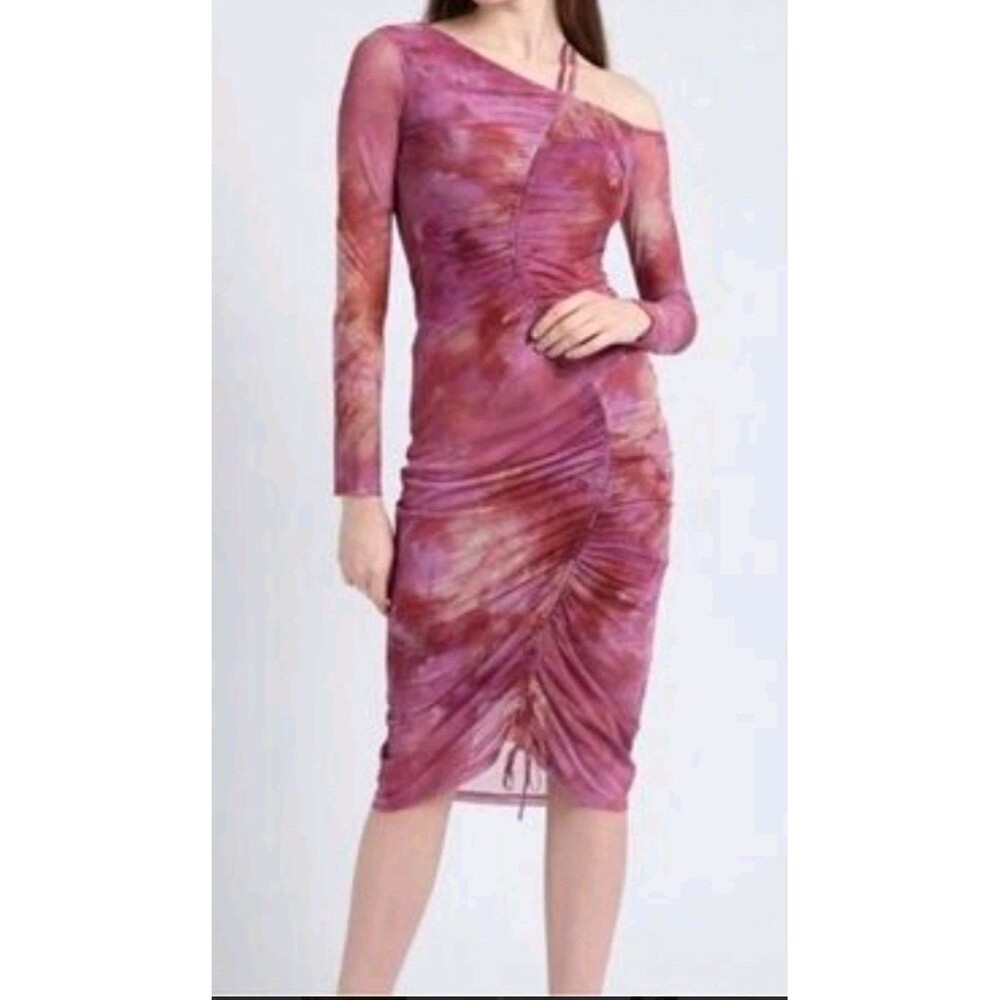 Y2K Romantic Goth Stockholm Atelier & Other Stories Ruched Bodycon Dress Size 4